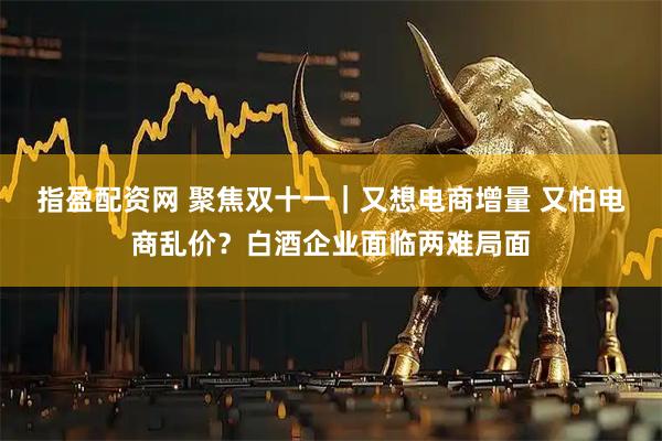 指盈配资网 聚焦双十一｜又想电商增量 又怕电商乱价？白酒企业面临两难局面